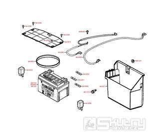 F11 Baterie a pojistky - Kymco Grand Dink 125