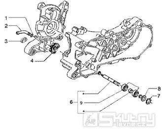 T14 Vodní čerpadlo - Gilera Runner 50 SP do roku 2005 (ZAPC36200...)