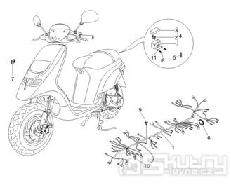 6.08 Elektroinstalace, pojistky - Gilera Storm 50 2007 (UK - ZAPC29000)