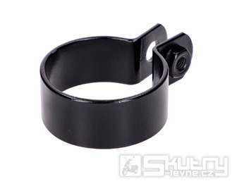 Objímka kolena výfuku černá pro Hercules K 125 BW V1, V2