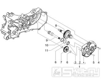 1.25 Převodovka - Gilera Runner 50 PureJet SC 2006 (ZAPC46200)