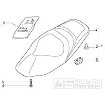 T29 Sedačka - Gilera Nexus 500ccm 4T LC do roku 2005 (ZAPM35200... , ZAPM3510...)