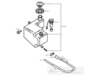F12 Olejová nádrž - Kymco Grand Dink 50