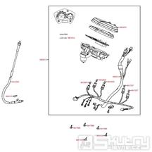 F02 Tachometr - Kymco Agility 50 City 4T