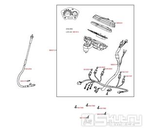 F02 Tachometr - Kymco Agility 50 City 4T