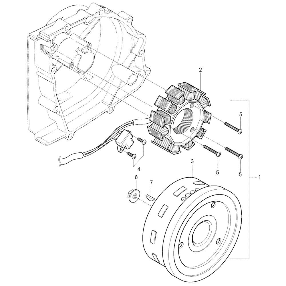 FIG18 Magneto dobíjení - Hyosung GV 125M C Aquila