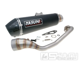 Výfuk Yasuni Scooter 4 Black Edition pro Yamaha N-Max 125ccm od r.v. 2015-