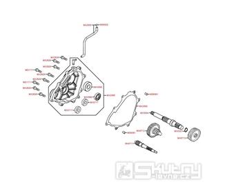 E07 Převodovka - Kymco People S 300i