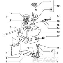 T21 Palivová nádrž - Gilera Storm 50ccm 1998-2005 (TEC2T...)