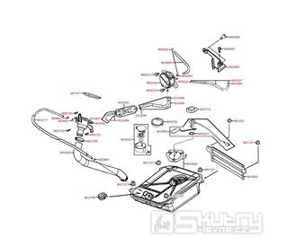 F10 Nádrž a palivový kohout - Kymco Grand Dink 125 E3