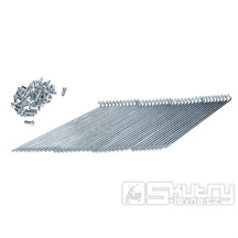Dráty výpletu chrom 145x2,9mm s niply, 36 ks