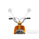 Zrcátko kulaté nerezové BGM PRO pro Lambretta Lui 50 CL, Lui 75 S, SL, Luna, Vega, Cometa