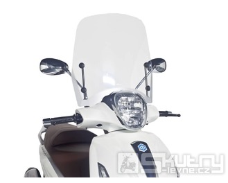 Plexi Puig T.S. v čirém provedení pro Piaggio Beverly 125 až 300ccm