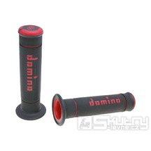 Gripy Domino A240 Trial v černo-červeném provedení o délce 125mm