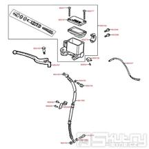 F04 Hlavní brzdový válec přední - Kymco Movie XL 125