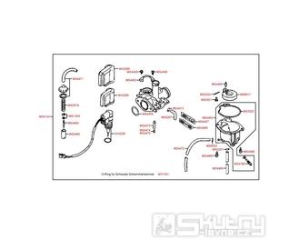 E11 Karburátor - Kymco DJ 50 SA10AA