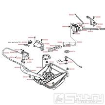 F11 Nádrž a palivový kohout - Kymco Dink 250 (Bet & Win)