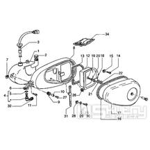 T24 Olejová nádrž - Gilera Eaglet automat do 2005 (ZAPC09000...)