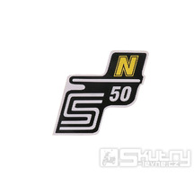 Nápis S50 N samolepicí fólie žlutá pro Simson S50
