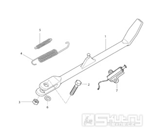 FIG27 Boční stojan - Hyosung GT 250i NE