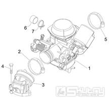 1.39 Karburátor - Gilera Runner 200 VXR 4T LC 2006 UK (ZAPM46400)