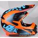 Off-road přilba Lazer MX8 X-Team Pure Carbon - Black carbon/Blue/Orange/Matt