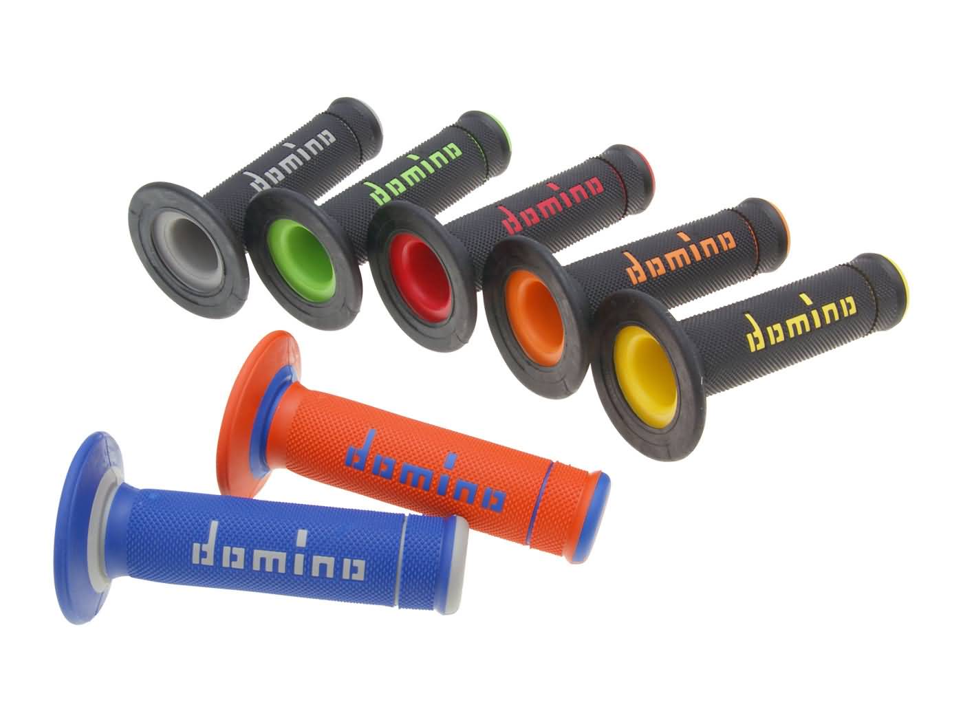 Gripy Domino A190 Off-Road v různých barevných provedeních o délce 118mm