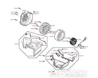 E07 Magneto dobíjení - Kymco People S 200i