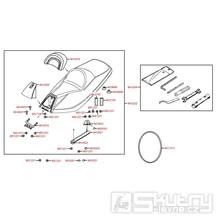 F09 Sedačka a nářadí - Kymco Xciting 500i [AFI]