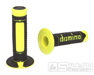 Gripy Domino A260 Off-Road v černo-neonově žlutém provedení o délce 120mm
