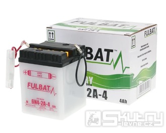Baterie Fulbat 6V 6N4-2A-4 olověná vč. kyselinového balení
