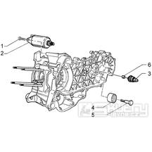 T14 Elektrický startér motoru - Gilera Runner VX 125 4T (ZAPM24100, ZAPM24000)