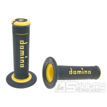 Gripy Domino A190 Off-Road v černo-žlutém provedení o délce 118mm