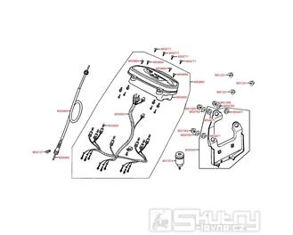 F02 Tachometr - Kymco Yager 50 (Spacer 50)