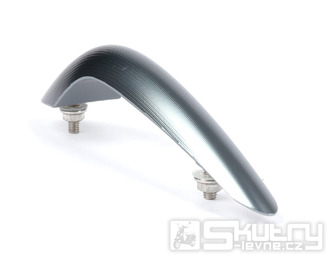 Ozdobná horní lišta předního blatníku Moto Nostra CNC šedá pro Vespa GTS, Super, HPE