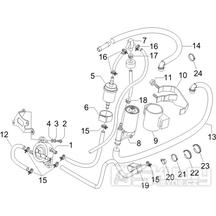 2.53 Palivový systém - Gilera Runner 50 PureJet Race 2005 (ZAPC46200)