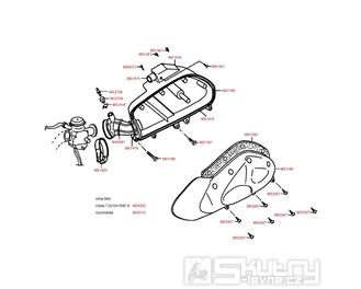 F14 Vzduchový filtr / airbox - Kymco Top Boy 50