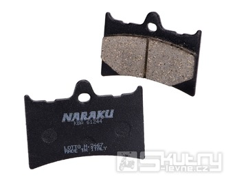 Brzdové destičky Naraku organické pro Aprilia AF1 a RS 125