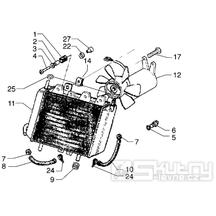 T24 Chladič - Gilera Runner 125 VX 4T LC (ZAPM24200)