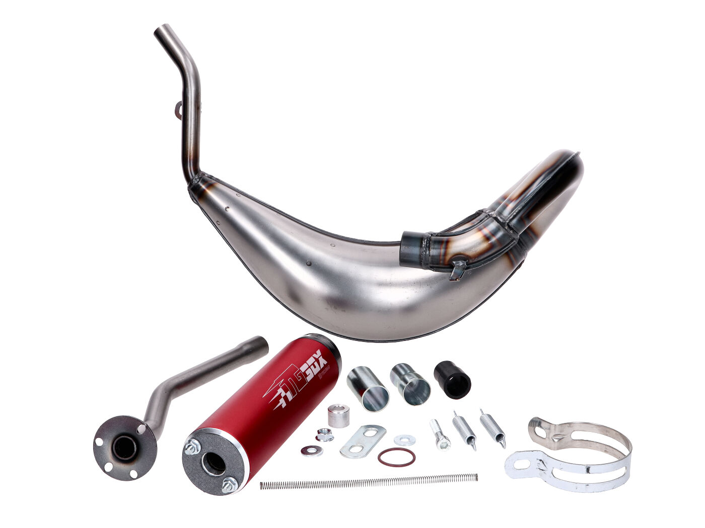 Výfuk Tecnigas E-NOX EVO-2 Steel pro Sherco 50 SM-R, SE-R Euro 4 / Euro 5