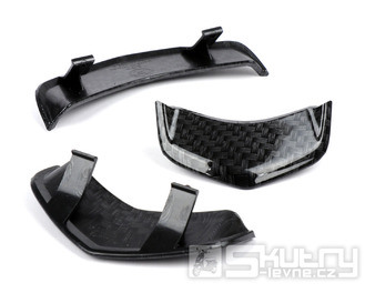Krytky přední masky Moto Nostra v karbonovém vzhledu pro Vespa GTS125/300