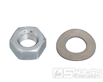 Matice s pružnou podložkou Swiing pro upevnění spojky M10x1 pro Puch Maxi E50