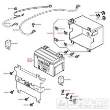 F11 Baterie a pojistky - Kymco Yager GT125 E3