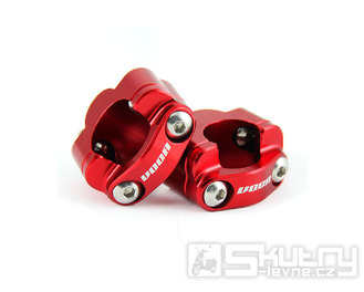 Objímky pro montáž řídítek VOCA HB28 CNC 22-28 - červené