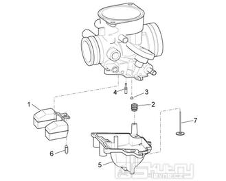 29.20 Karburátor- Scarabeo 100 4T E3 NET 2009 (ZD4VAC..., ZD4VAA...)