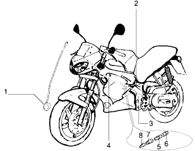 T38 Náhon tachometru, lanka - Gilera DNA 50ccm 2T 1998-2005 (ZAPC27000...)