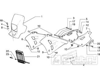 T23 Kapotáž - Gilera GSM 50ccm Morini do 2005 (VTBC08102...)