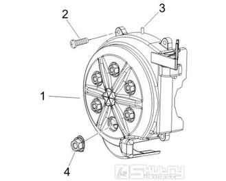 1.23 Kryt magneta dobíjení - Gilera Runner 50 SP 2005-2006 (ZAPC46100)