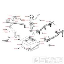 F10 Benzinová nádrž - Kymco Xciting 500i EVO SBA0BB