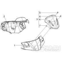 3.01 Kryt řidítek, plexi štít - Gilera Runner 200 VXR 4T LC 2006 (ZAPM46400)